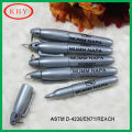 Advertising metallic silver marker for glass